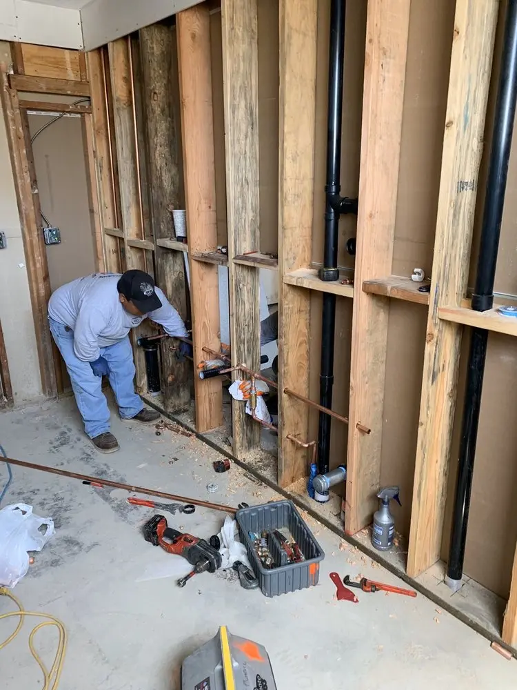 Commercial rough-in plumbing for Gas Line Repair in Gage